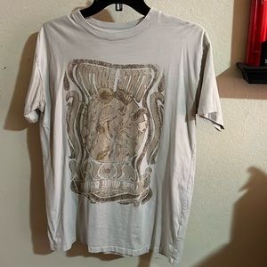 off white graphic tee, XXS but not small, like medium